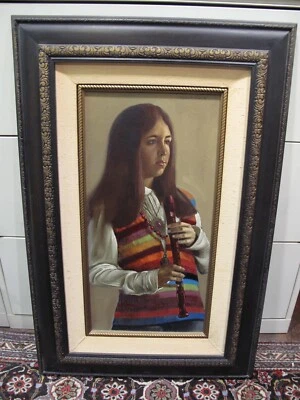 Roberto Lupetti Original Oil Painting Listed  Italian American Artist   - Image 1 of 4