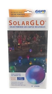 Solarglo Solar Powered Led Lighted Inflatables 14" Sphere Color Changing - Picture 1 of 6