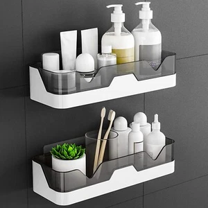 2stk Duschablage zum Hängen ohne Bohren Duschregal Badregal Küchenregal NEU - Bild 1 von 21