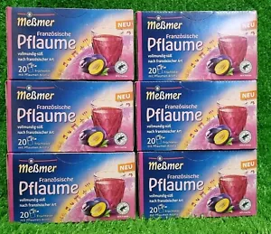 (79,63€/kg) 6x Meßmer französische Pflaume Früchtetee Messmer Versand 0€! - Bild 1 von 12