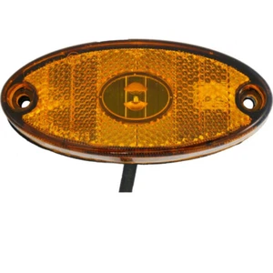 Aspöck Flatpoint II LED Seitenmarkierungsleuchte gelb DC 0,5m 102x46x14mm - Bild 1 von 1