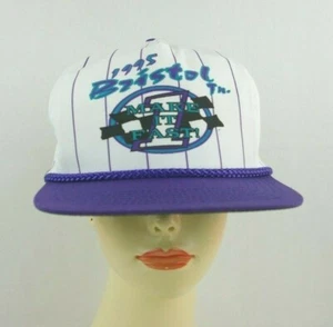 Vintage 1995 Bristol TN Make It Fast Racing Einheitsgröße Druckknopflasche Mütze von San Sun - Bild 1 von 12