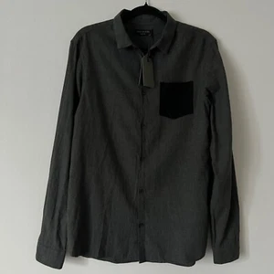 NEW! All Saints Button Down Shirt Men's - Picture 1 of 11