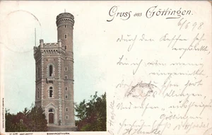 AK Gruss aus Göttingen Bismarckturm, gel. 1898 (2413A04) - Bild 1 von 2