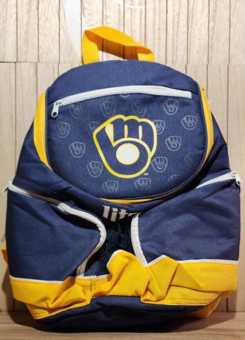 Milwaukee Brewers Miller Lite Backpack Cooler 2017 SGA Insulated Picnic Beach Cover