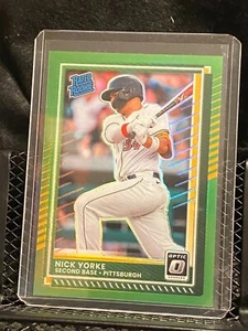 Nick Yorke 2025 Donruss Optic Rated Rookie Lime Green #40/149 - Pirates - Bild 1 von 2