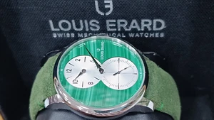 LOUIS ERARD Excellence Régulateur Malachit 85237AA39.BVA37 Limited Edition Watch - Picture 1 of 24