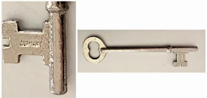 Vintage Steel Skeleton Key: Made In Germany;  3" in Length - Picture 1 of 3