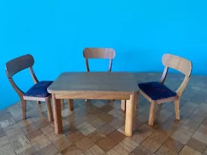 Tisch Stuhl Altmann ? große Puppenstube Puppenhaus dollhouse table chair - Bild 1 von 11