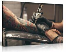Vintage Tattoo Parlour Canvas Wall Art Picture Print Home Decor
