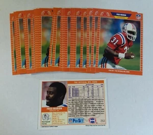 1989 Pro Set #253 FRED MARION Lot of (10) - Picture 1 of 1