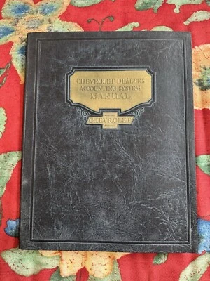 Rare 1927 Chevrolet Dealers Accounting Manual - Image 1 of 4