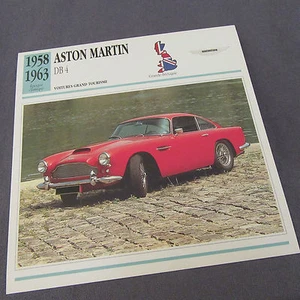 480C Edito Service Fiche Dépliant Aston Martin DB 4 - Foto 1 di 2