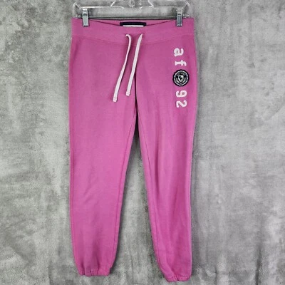Pink Abercrombie Kids Logo Sweatpant Joggers Pants Size XL - Изображение 1 из 4