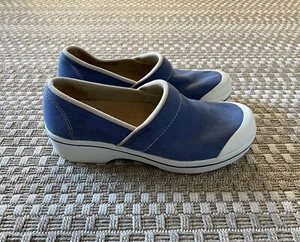 DANSKO Vegan Volley Blue Canvas Clogs Slip-on Shoes 40 / 9.5 - 10 - Picture 1 of 12