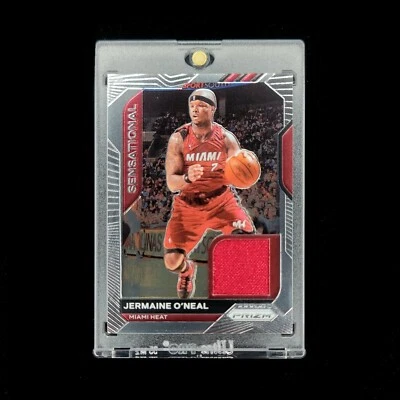 Jermaine O'Neal 2020-21 NBA Prizm - Sensational Swatch Patch Game Worn #SSW-JOL - Image 1 of 2