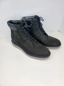 Women's Timberland Sensorflex Comfort Ankle Boots Size 9 Black Suede Snakeskin - Picture 1 of 8