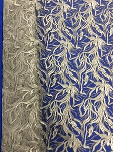 Hardy'sTextile100%PolyTulle/Mesh Fabric Embroidered Flowers DIY Dress Bridalwear - Bild 1 von 5
