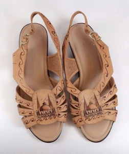 Neue Damen-Ledersandalen Guadalajara handgefertigt Größe 5 - Bild 1 von 10