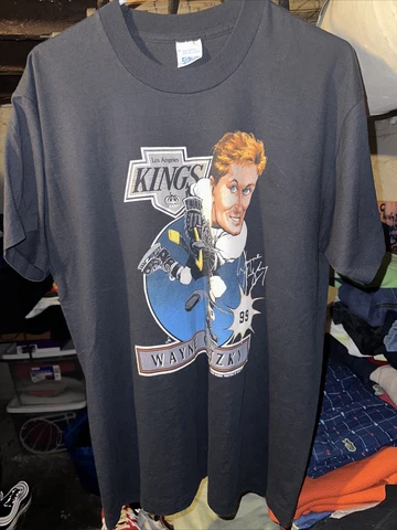 Vintage Salem Sportswear 1988 Wayne Gretzky Los Angeles Kings T-Shirt  - XL Cover