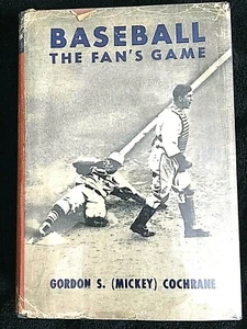 Baseball Buch-Mickey Cochrane Baseball Das Fanspiel 1939 Erstausgabe signiert - Bild 1 von 5