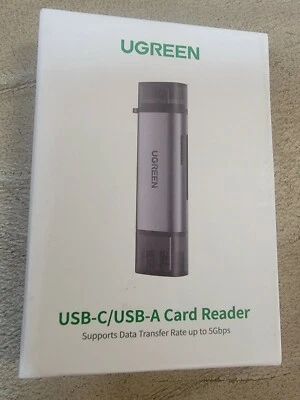UGREEN - USB-C/USB-A Card Reader - Supports Data Transfer Rate up to 5Gbps  - Image 1 of 2