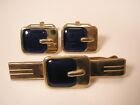 Designer Belt Fashion Accessories Vintage Cuff Links & Tie Bar Clip clothes