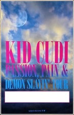 KID CUDI Passion, Pain & Demon Slayin' Tour 2017 Ltd Ed RARE Poster! Hip-Hop Rap