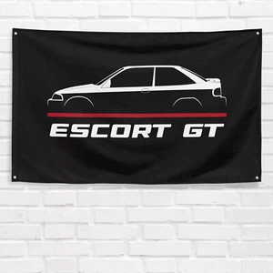 Ford Escort GT 1993-1996 Car Enthusiasts 3x5 ft bandera pancarta regalo de cumpleaños - Imagen 1 de 1