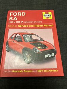Haynes Service & Repair Manual Ford KA 1996 - 2002 Hard Back