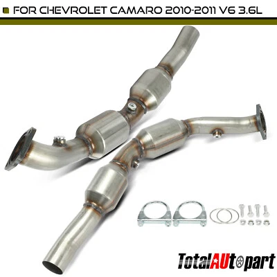 Convertidor catalítico 2 piezas para Chevrolet Camaro 2010-2011 V6 3,6 L izquierda y derecha Foto 1 de 4