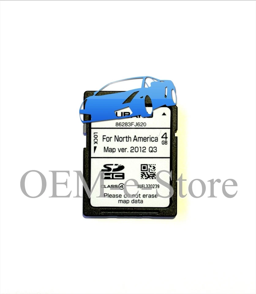 2014 VX Crosstrek Premium Limited Hybrid Navigation Data SD Card U.S Map Genuine - Image 1 of 1