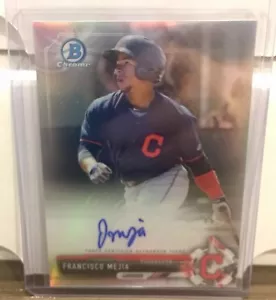 FRANCISCO MEJIA RC AUTO 2017 BOWMAN CROMO PROSPECT RIFRATTORE 100/499 INDIANI - Foto 1 di 3