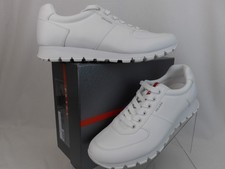 mens white prada trainers