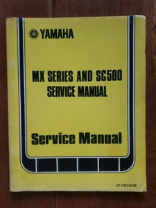 1970'S Yamaha MX Series LTMX ATMX 250 360 & SC500 Service Manual LIT-11613-63-00 - Picture 1 of 7