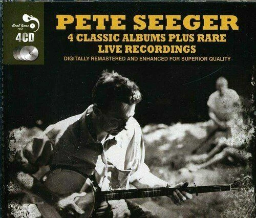 Pete Seeger: Four Classic Albums Plus Rare Live Recordings 4-CD 1957-1960 Foto 1 de 1