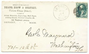 US 1894 Advertising Mail Cover #231 Wilson Seedsman E Eexter ME to PA Q2 - Picture 1 of 3