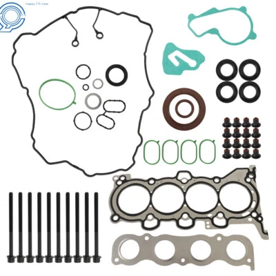 Head Gasket Bolts Set For 2011-2013 Hyundai Elantra 1.8L 12-13 Kia Soul 2.0L L4 Foto 1 de 4