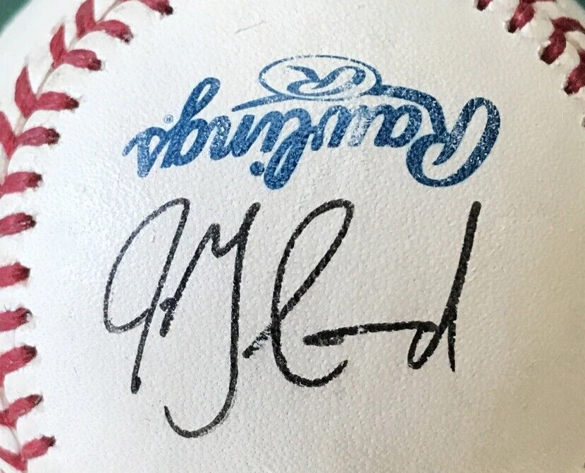 Jon Garland Chicago White Sox 2005 World Series MLB Signed Baseball Ball Game - Image 1 of 4
