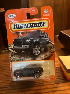 Matchbox 2020 Land Rover Defender 90 Matte Black 61/100 Mattel - Picture 1 of 3