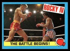 1985 Topps The Battle Begins! #41 Rocky IV