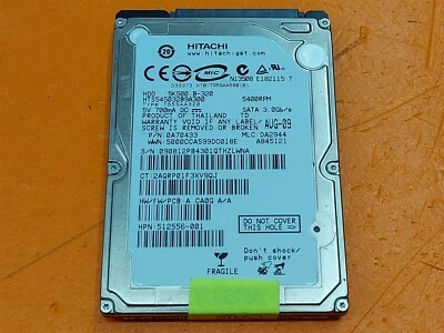 ⭐️⭐️⭐️⭐️⭐️ HDD Hard Drive SATA Laptop 2.5" Hitachi HTS545032B9A300 320GB - Image 1 of 2