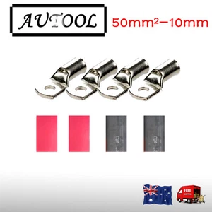 4 X Battery Cable Lead Lug Terminals 50-10 for Electrical wire AU seller - Bild 1 von 3