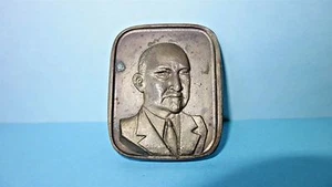 TARGA BRONZO VINTAGE 1940' CHAIM WEIZMANN DI PAL - BELL ISRAELE LUSSO ETICHETTA FISCALE - Foto 1 di 12