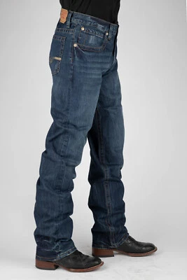 Stetson Mens 1520 Fit Blue 100% Cotton Jeans - Image 1 of 3