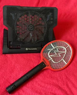 Juego de 2 piezas de terraza de verano eléctrico MEJOR PRUEBA Mosquito Trap THEMALTAKE ventilador Foto 1 de 4