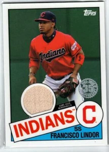 2020 Topps '85 Topps Relics #85RFL Francisco Lindor (ref Y00719) - Picture 1 of 1