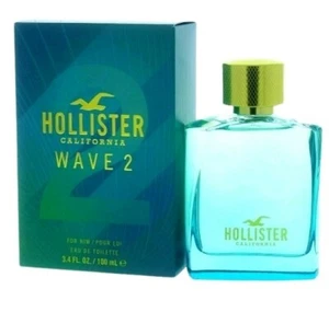 Hollister Wave 2 by Hollister Eau De Toilette Spray 3.4 oz EDT 100% AUTHENTIC - Picture 1 of 2