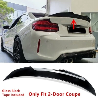 FOR 14-21 BMW F87 M2 F22 M240i M230 PSM Style Gloss Black Highkick Trunk Spoiler Foto 1 de 4