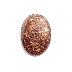 Natural Brown Jade Gemstone Cabochon, Loose Stone, Perfect Jewelry Making. - Picture 1 of 5